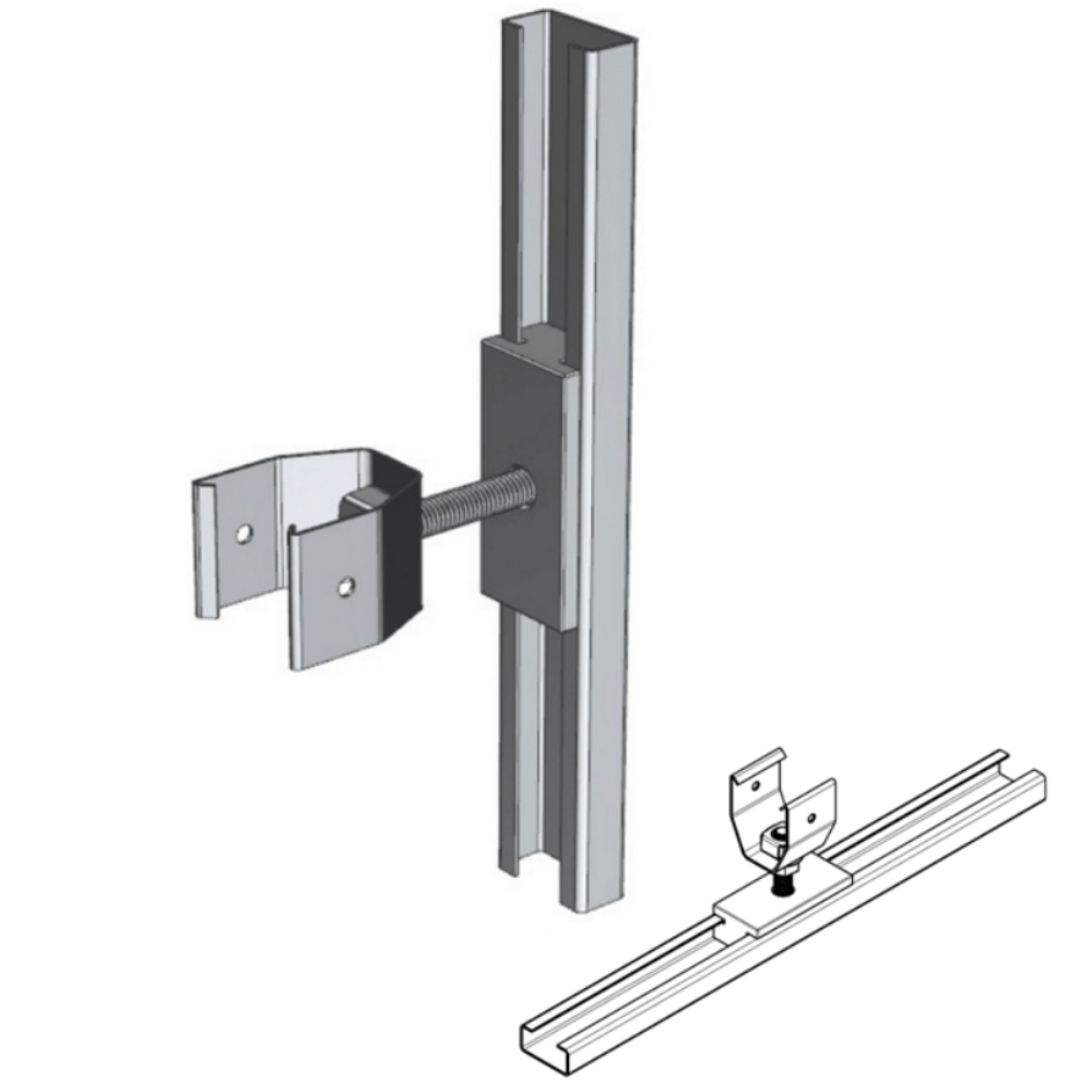 Установочный элемент Wallbox на скользящей опоре, резьба М8 WB 90123 1 Установочный элемент Wallbox на скользящей опоре, резьба М8 WB 90123